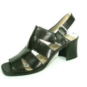 enzo angiolini kailee buckle strap kitten heel
